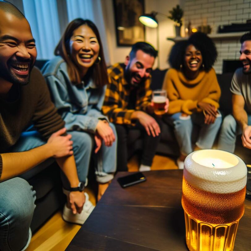 Bougie biÃ¨re : le cadeau original pour amis amateurs de dÃ©co