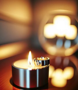 Bougie bijou homme: cadeau Ã©lÃ©gant et unique