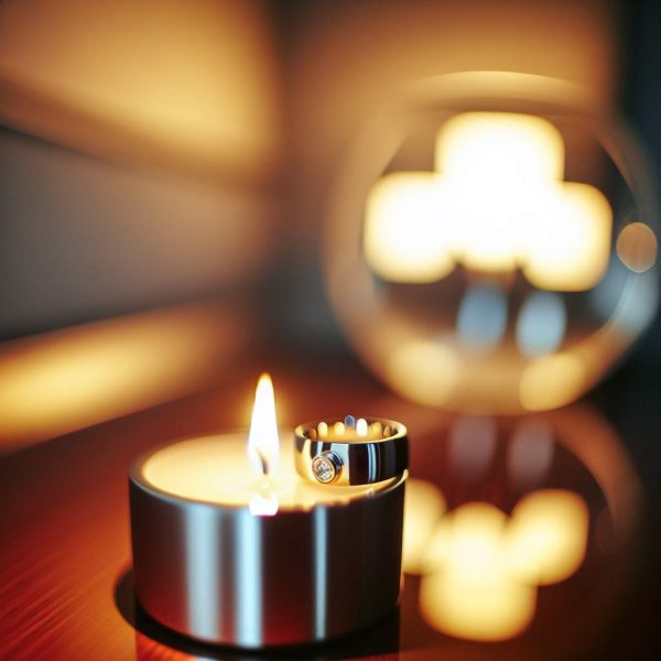 Bougie bijou homme: cadeau élégant et unique