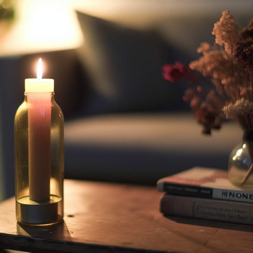 Bougie bouteille : idÃ©es DIY pour une dÃ©co unique