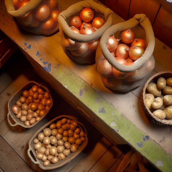 Astuces pratiques pour la conservation des oignons et pommes de terre