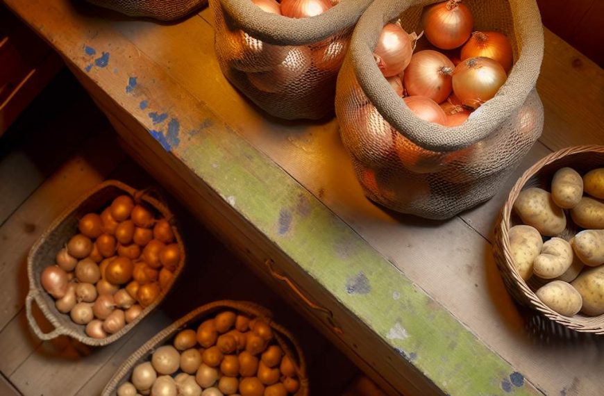 Conservation oignons et pommes de terre : nos astuces