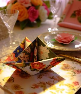 DÃ©corez avec des serviettes en papier fleuries : idÃ©es DIY