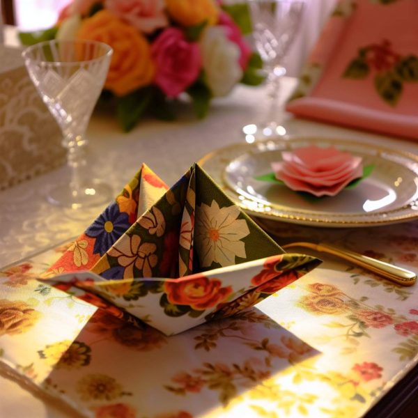 Serviettes en papier fleuries : idÃ©es DIY pour une dÃ©coration originale et Ã©lÃ©gante