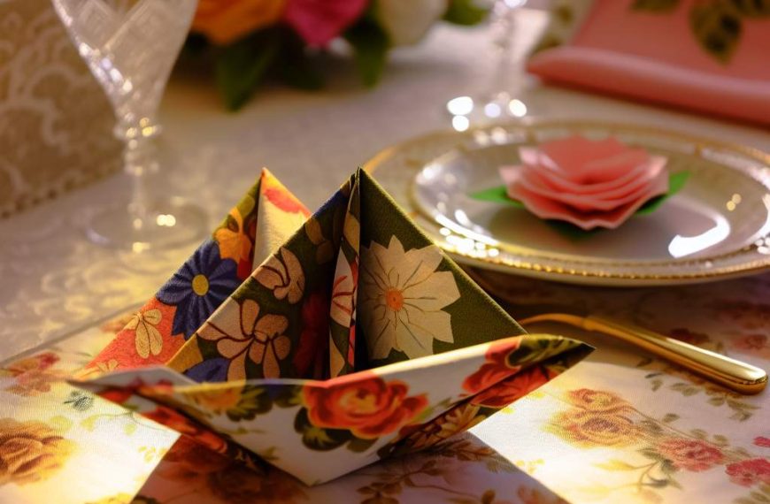 DÃ©corez avec des serviettes en papier fleuries : idÃ©es DIY