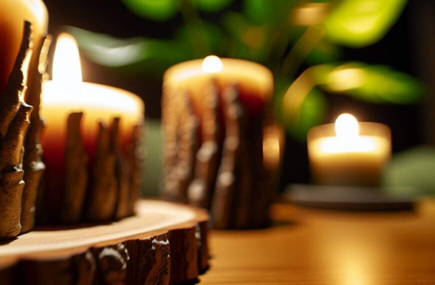 Bougie arbre : l’alliée parfaite pour une décoration intérieure éco-responsable et chaleureuse
