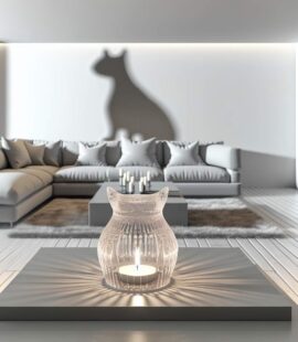 Bougie chat: l'accessoire dÃ©co incontournable 🐱
