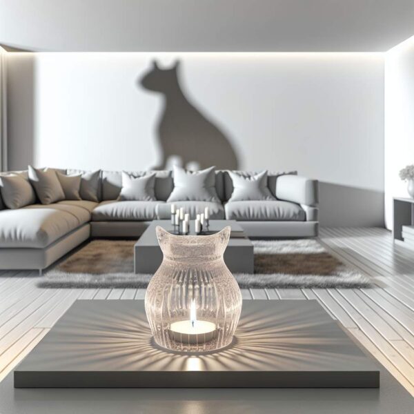 Bougies chat: idées déco tendance pour un intérieur moderne
