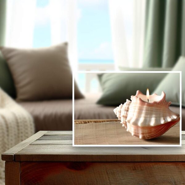 Bougie coquillage: créez une ambiance unique et apaisante chez vous