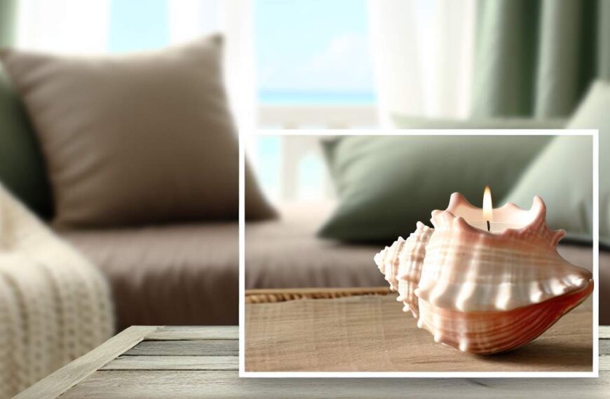 Bougie coquillage: créez une ambiance unique et apaisante chez vous