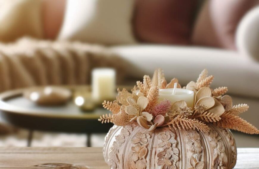 Bougie fleurie : transformez votre espace avec style