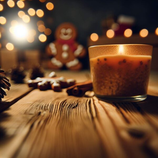 Bougie parfumÃ©e NoÃ«l: l&rsquo;art de crÃ©er une ambiance festive avec le parfum pain d&rsquo;Ã©pice