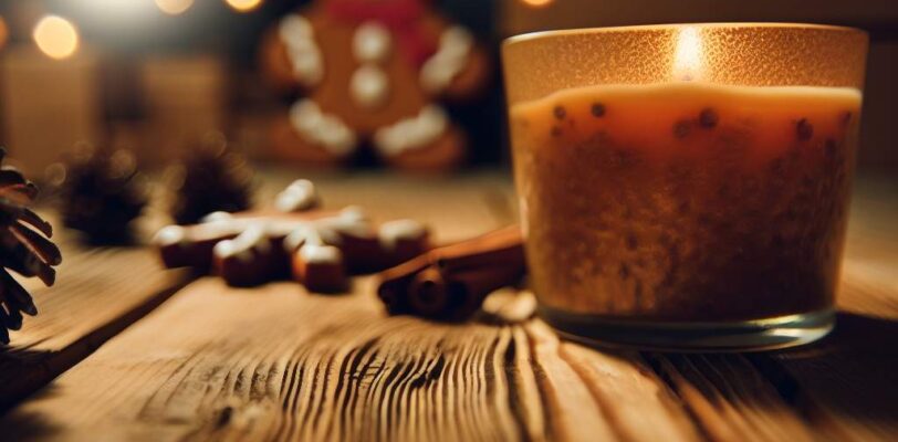 Bougie parfumÃ©e NoÃ«l: ambiance pain d'Ã©pice 🎄