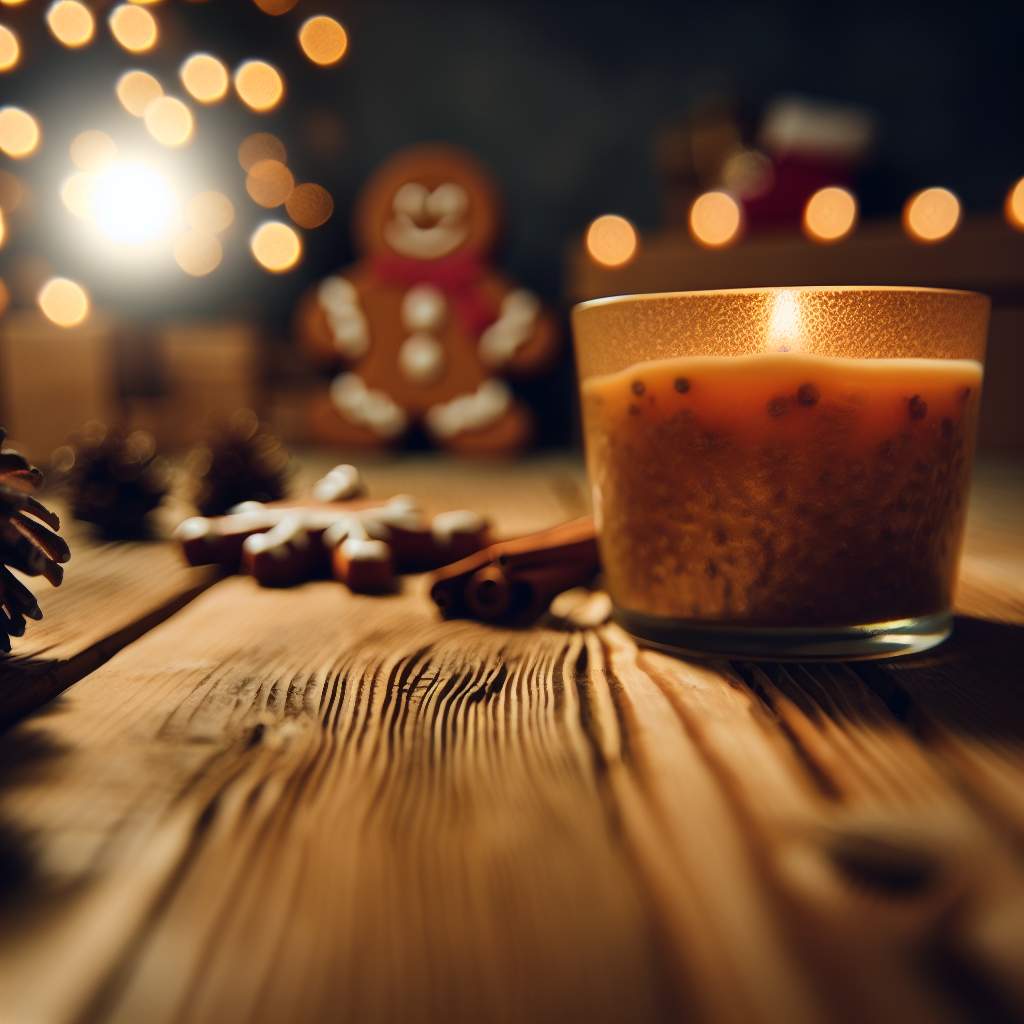 Bougie parfumÃ©e NoÃ«l: ambiance pain d'Ã©pice 🎄