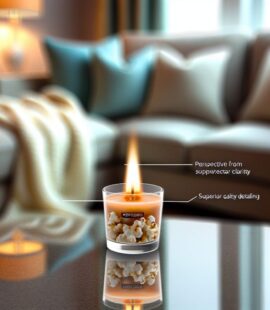 Bougie parfumÃ©e popcorn: ambiance gourmande assurÃ©e