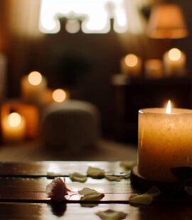 Bougie romantique: un secret pour une maison zen?