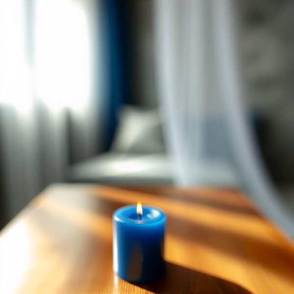 Bougie bleue signification