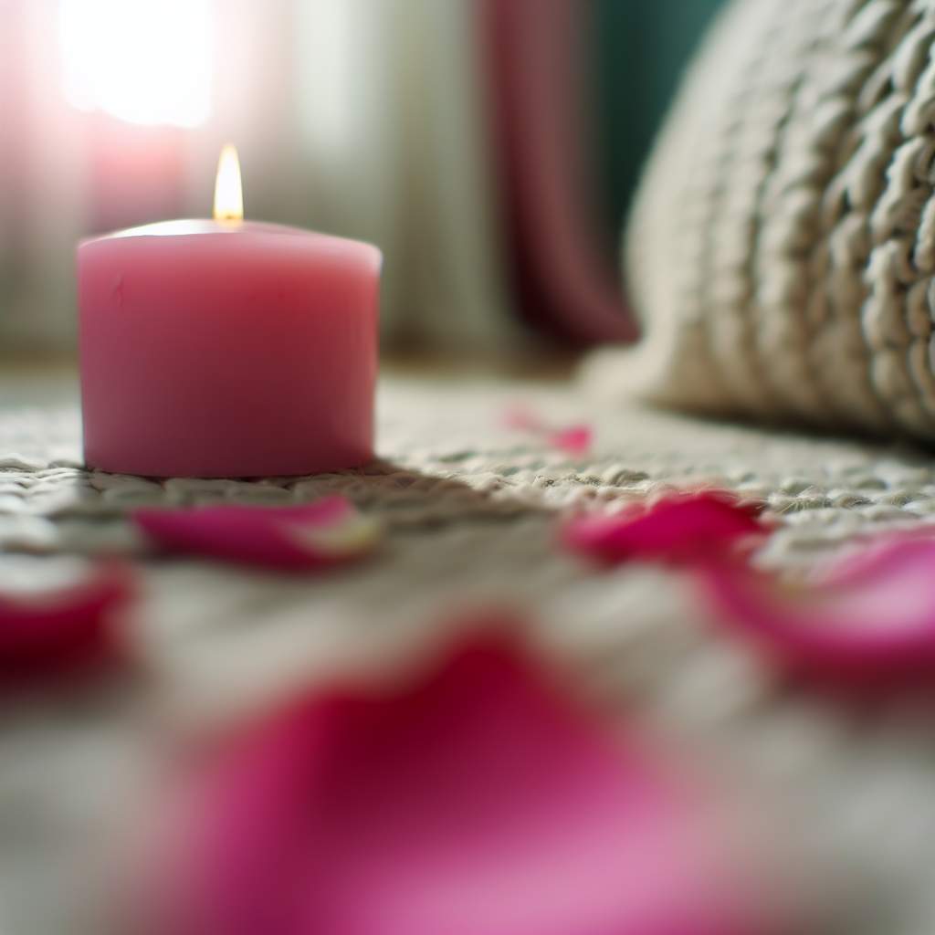 signification-bougie-rose